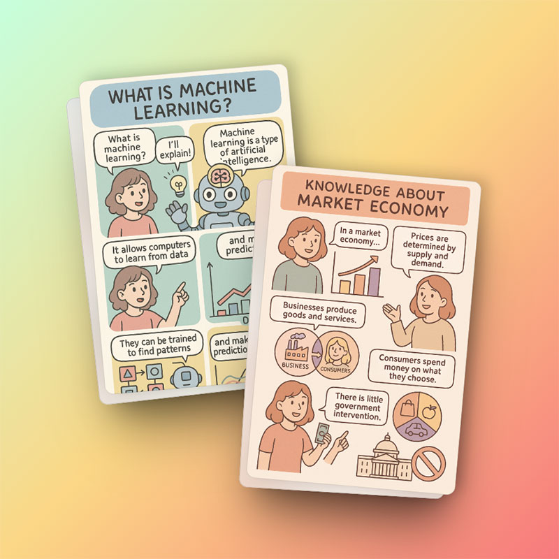 example of infographic comic